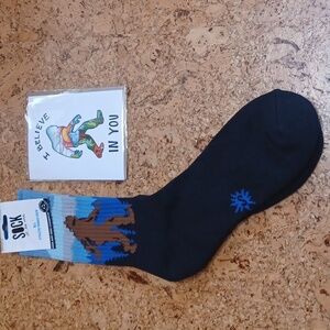 Bigfoot Socks & I Believe in You Greeting Card, NWT
